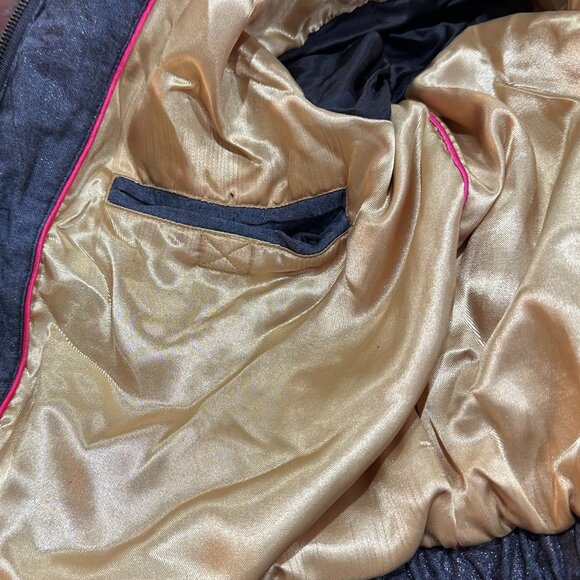 Baby Phat Vintage Y2K Faux Fur Brown Bomber Jacket Hood Coat Lined Pockets 2XL - Picture 13 of 13